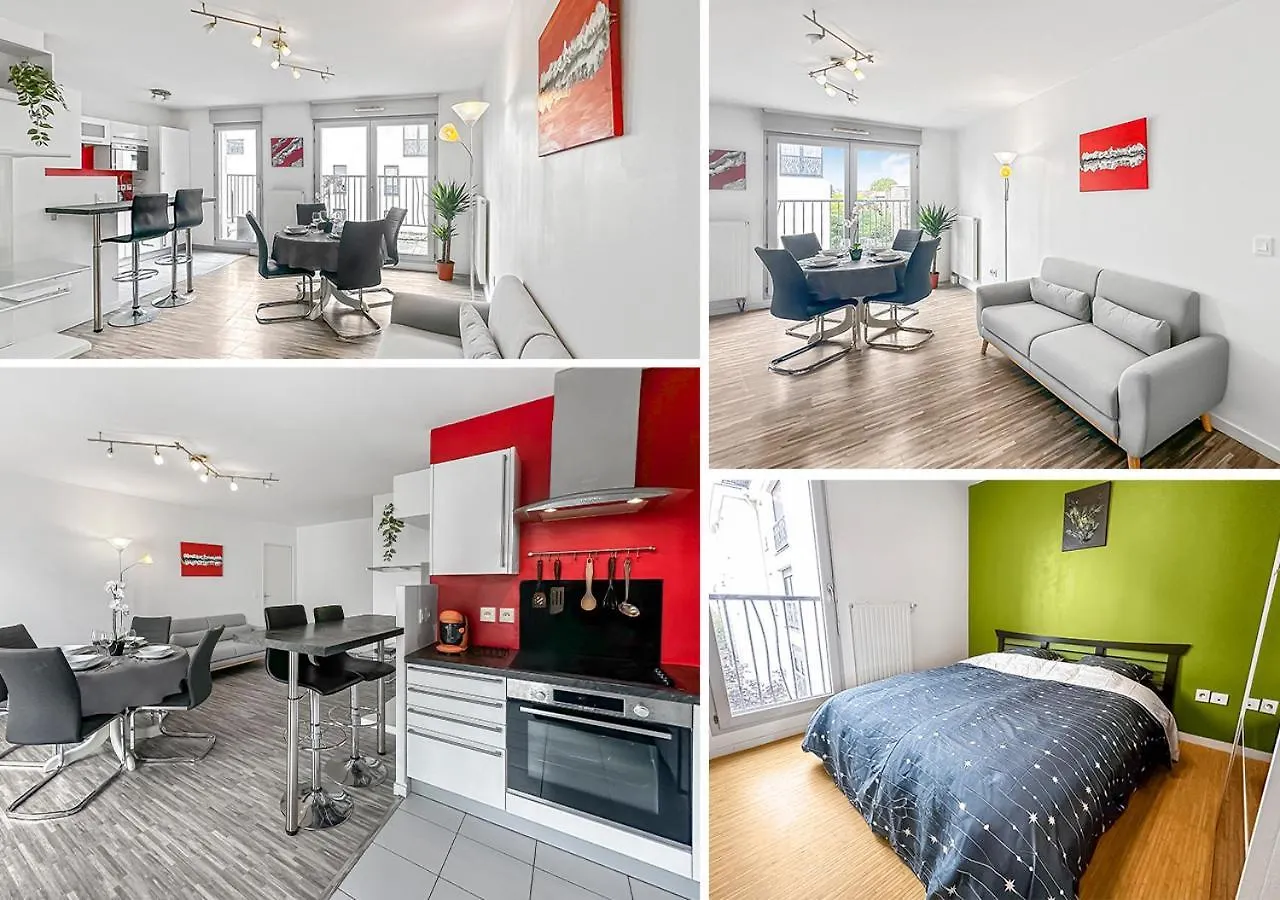 Balcon Prive, Parking Gratuit, Orly 5 Kms Apartment Villejuif