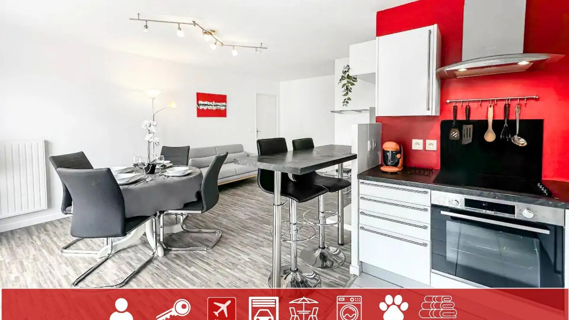 Balcon Prive, Parking Gratuit, Orly 5 Kms Apartment Villejuif
